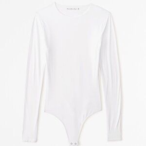 Abercrombie Soft Matte Seamless Long-Sleeve Crew Bodysuit